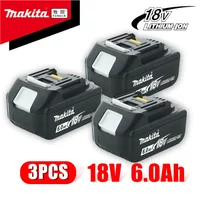 100% Original Echte Makita 6Ah Brandneue 18V Batterie für MAKITA Werkzeug BL1830B BL1850B BL1850 BL1840 BL1860 BL1815 Werkzeug DTW700