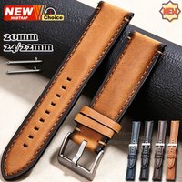 20mm 22mm 24mm Fashion Watch Band for Omega Strap for Seiko Smartwatch Leather Straps for Samsung Galaxy4/5/6/7 40mm44mm Classic