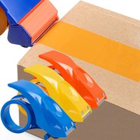 Heavy Duty Shipping Tape Dispenser Reusable Handheld Shipping Tape Dispenser For Wrapping Office Warehouse Supplies 10° Sloped