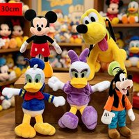 2026 Disney Donald Duck Daisy Plush Toys Cartoon Animal Mickey Minnie Mouse Stuffed Toy Dolls Birthday Christmas Presents Gift