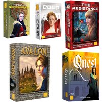 New Board game The Resistance Avalon Coup Quest Full English Family party Interactive Strategy Party Game Children's Toys