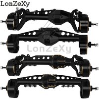 Upgraded Heavy Duty Brass + Metal Front Rear Portal Axles for 1/10 RC Crawler Car Axial SCX10 III AXI03007 Wrangler JL AR45 Part
