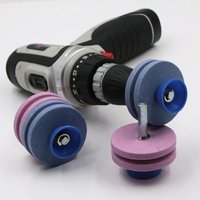 Drill Sharpener Garden Tools Knife Grinder Drill Universal Sharpening Drill Cutter Lawn Mower Knife Sharpener