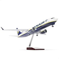 Airplane Model Ryan air- 18 inches L for B737 Resin Airplane Model for Adult Aviation Enthusiasts Gifts or Display Decorations