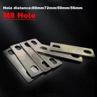 M8 Copper Busbar 30mm 35mm 40mm 45mm 50mm 60mm 70mm LiFePo4 Current 300A Hole Distance Bus Bar Battery Connector