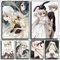 Anime Y-Yosuga no Sora Poster Stickers HD Waterproof Painting Wall Art for Bedroom Living Room Home Decor Decoration Gift
