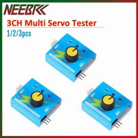 Servo Tester RC 3CH Multi ESC Consistency Speed Controller Checker Steering Gear Tool CCPM Adjustment Tool for RC Helicopter Car