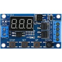 AliExpress DC 5V-36V Trigger Cycle Delay Timer Switch Turn On Off Relay Module with LED Display Adjustable Timer Module
