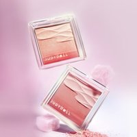 Judydoll Dual Tone Water Satin Finish Transparent Wave Pattern Blush Palette Cosmetic Beauty Water Powder Blush Makeup Palette