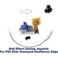 For PS5 Elite Gamepad DualSense Edge Wireless Controller Module Hall Effect Analog Joystick Repair & Replacement DIY Tuning