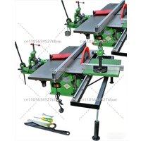 Multifunctional Woodworking Machine — Table Saw, Planer, Jointer with Mobile Push Table, Heavy-Duty Portable Power Tool
