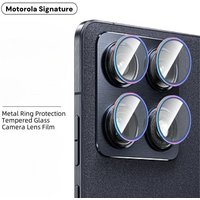 Rear Camera Protector Glass For Motorola Moto Signature Metal Ring Camera Protectors For Moto Razr Fold Lens Film Glass