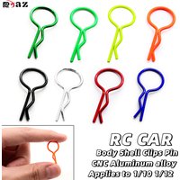 RCXAZ RC Car Body Shell Clips Pin Buckle 1/10 1/12 for Traxxas Hsp Redcat Rc4wd Tamiya Axial scx10 D90 Hpi RC Car Parts Accs