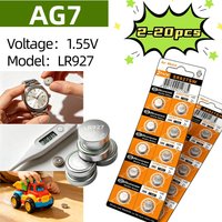 2-20pcs AG7 Alkaline Button Cell Battery 1.5V SR927SW LR927 LR57 399 GR927 G7 Watch Toys Remotes Cameras High Capacity
