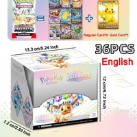 Pokémon 36 Packs of Cards English Version Pokémon 360 Cards Scarlet Violet Blind Box Pokémon Cards, Multiple Languages Pokémon Rare Cards