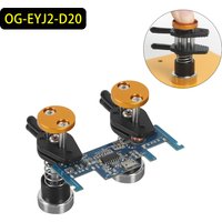 NEWACALOX Mini Soldering Positioner Magnetic Soldering Helping Hands PCB Holding Stand 2PCS Circuit Board Fixture Soldering Tool