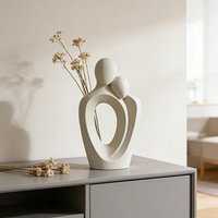 Couples Embrace Sculptural Ornaments, Love Themed Home Decor Suitable for Living Rooms, Desktops, and Holiday Decorations