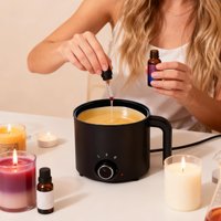 3 Level Temperature Adjustment Electric 1.5L Wax Melting Pot Candle Wax Melting Device Non-stick Candle Making Melting Pot