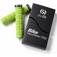 Chooee MTB Bike Handlebar Grips Anti-Slip Rubber Bicycle Grips 3D Shock Absorbing Lock-On Grips for Mountain Bike