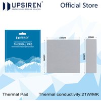 Upsiren 21W GPU CPU Heatsink Cooling Conductive Silicone Pad 100x100/120x20mm High Quality Original Authentic Thermal Pad