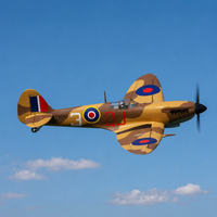 6 CH XFly-Model Green Camo/Desert Camo Supermarine Spitfire Mk.IX 1200mm RC Warbird Airplane PNP Version