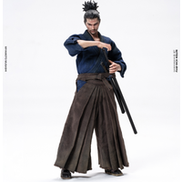 Niten Ichi Ryu Miyamoto Musashi Articulated Action Figure 1 12 Scale Vagabond Samurai Cloth Outfit Collectible For Adult Gift