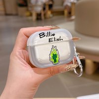 B-Billie E-elish Translucent Silicone Case for Airpods 4 3 Pro 2 1 Wireless earphone Headphone Pro2 Protective Covers