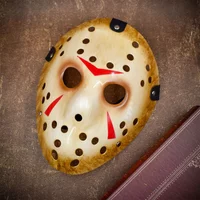 Halloween 2025 1PC Halloween Mask Makeup Ball Thickened Jason Mask Cosplay Funny Full Face Male Mask Performance Props