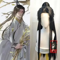 25Chu Wanning Styled Wig Erha And His White Cat Master Mo Ran Customized Wig Anime Accessories Prop Ear Headwear Halloween Gifts