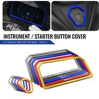 Motorcycle For YAMAHA TMAX 560 T-MAX TECHMAX 2022 2023- Starter Button Cover Instrument Guard Electric Door Lock Switch Cover