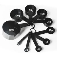 5/10 pièces outils de mesure cuillères à mesurer de cuisine cuillère à café cuillère à sucre gâteau cuisson farine tasses à mesurer cuillères à mesurer de cuisine
