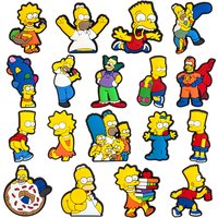 18/set Shoe Charms PCV Cute Cartoon Shoe Accessorie Simpson For Women Men Funny Unisex Gifts