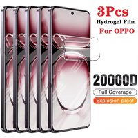 3Pcs Hydrogel Film For OPPO Reno 12 13 11 10 Pro Plus 5G 8T 7 5 Lite 6 Screen Protectors Not Glass