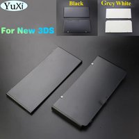 1pc For New 3DS Top Bottom Faceplate Cover Plates Upper Back Battery Housing Shell Case Black White Housing Case
