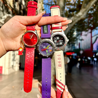 Original Boxfun Evangelion The Final Mission Series Wrist Watch Blind Box Asuka Anime Peripheral Birthday Gifts For Anime Fans
