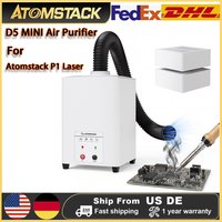 ATOMSTACK D5 MINI Air Purifier for P1 Laser Engraver 3 Layer HEPA 99.5% Smoke Dust Fume Extractor Workshop