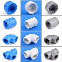 1/2~1 Inch Female Thread Straight Elbow Tee Cap Connector Garden Irrigation Tube Joint Aquarium Fish Tank Water Supply Adapter