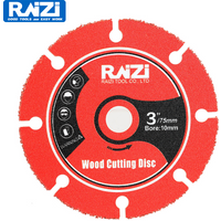 Raizi 75mm Vacuum Brazed Cutting Wood Disc For Power Tools Wood Saw Blade 75mm Wood Cutting Diy Tool Mini Grinder Hand Disc