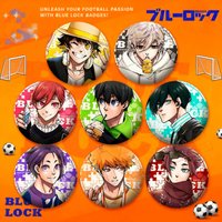 Blue Lock Anime Merch Keisuke Bachira Yoichi Isagi Rin Itoshi Anime Badge Tin Pin Anime Goods Otaku Collection Manga Fan Art