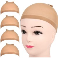 4/10/40pcs HD Wig Cap Stocking Wig Caps Non-Slip Stretchy Nylon Wig Caps For Women, Soft And Breathable Close End Wig Caps