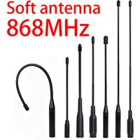 GIZONT LoRa 868MHz Soft Antenna 17CM 863-870MHz SMA Flexible Whip Antenna 20CM For MeshTastic LoRaWan ESP 32 teletransmission