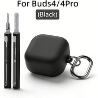 Full Case for Samsung Galaxy Buds4*Galaxy Buds4 Pro (2026) Wireless Charging Case for Women Buds4 Pro Earbuuds with Carabiner