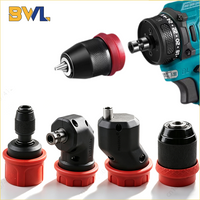 Adapter szybkozłączny do wiertarki z trzpieniem 6,35 mm, do bezszczotkowych, akumulatorowych wiertarek elektrycznych, części do konwersji narzędzi.