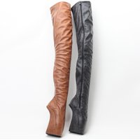 7 inch High Heels Unisex Sexy Cosplay PonyBallet Crotch High boots