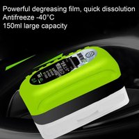 Car glass oil film wiping removal strong detergent, motorcycle front windshield cleaning, rearview mirror coating cleaning brush