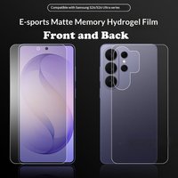 Front and Back Full Cover Matte Hydrogel Film For Samsung Galaxy S26 Ultra Soft TPU Screen Protectors Galaxy S26 Ultra No Glass