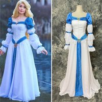 Princess Costume Odette Dress Cosplay White Dress Swan Lake Princess Outfits Full Set Women's Stage Performance Party Clothes