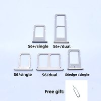 SIM Card SD Card Adapter Tray chip slot drawer Holder For Samsung Galaxy S6 S6+/Plus S6edge G9200 G9250 G9280 SIM Card tray Slot