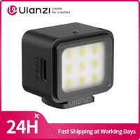 โUlanzi DG01 Cube Light Fill Light Video Light for Smartphone Camera for DJI Osmo Action 5/4/3 for DJI Osmo Pocket 3