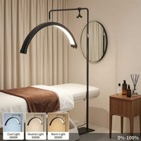 Lampa LED w kształcie półksiężyca do rzęs, lampa doświetlająca do fotografia, do przedłużania rzęs, makijażu, lampa podłogowa do salonu, narzędzie do